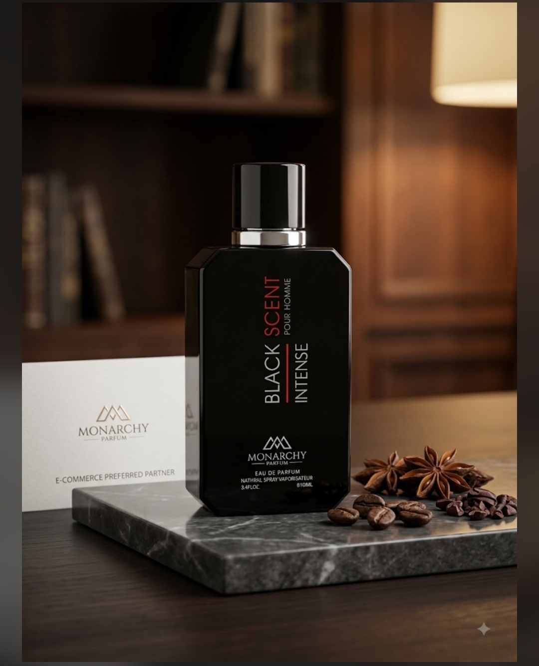 ادکلن مردانه بلک سنت اینتنس مونارکی (Monarchy Black Scent Intense) - ۱۰۰ میل