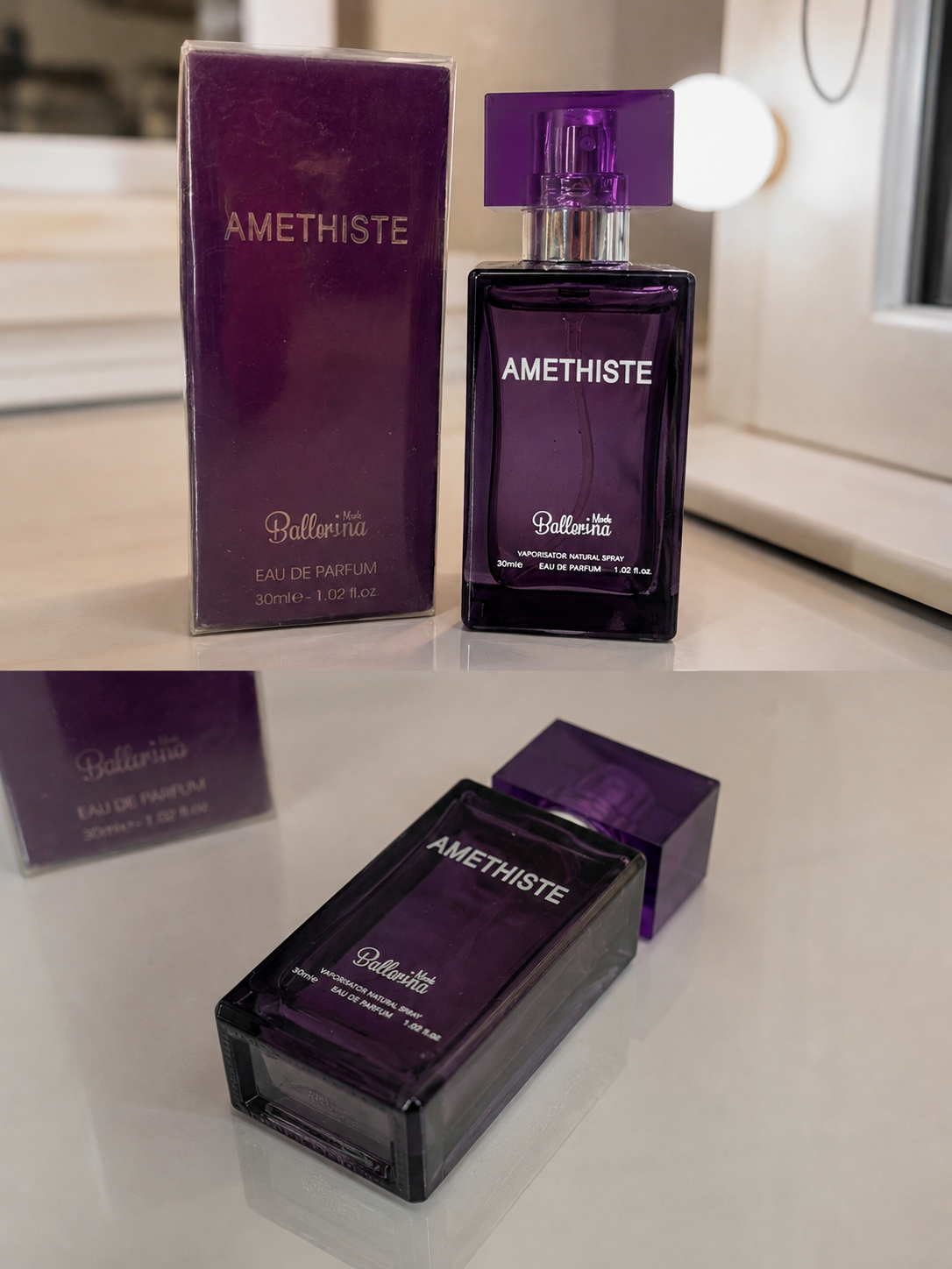 ​ادو پرفیوم زنانه بالرینا مدل آمیتیست (Ballerina Mode Amethiste) - حجم ۳۰ میلی‌لیتر